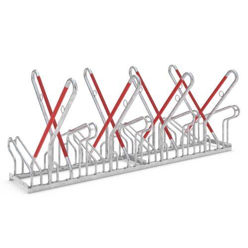 Anlehnparker 2500 XBF, doppelseitig, ADFC-empfohlen Fahrrad-Anlehnparker Produktbild Anlehnparker 2500 XBF, doppelseitig