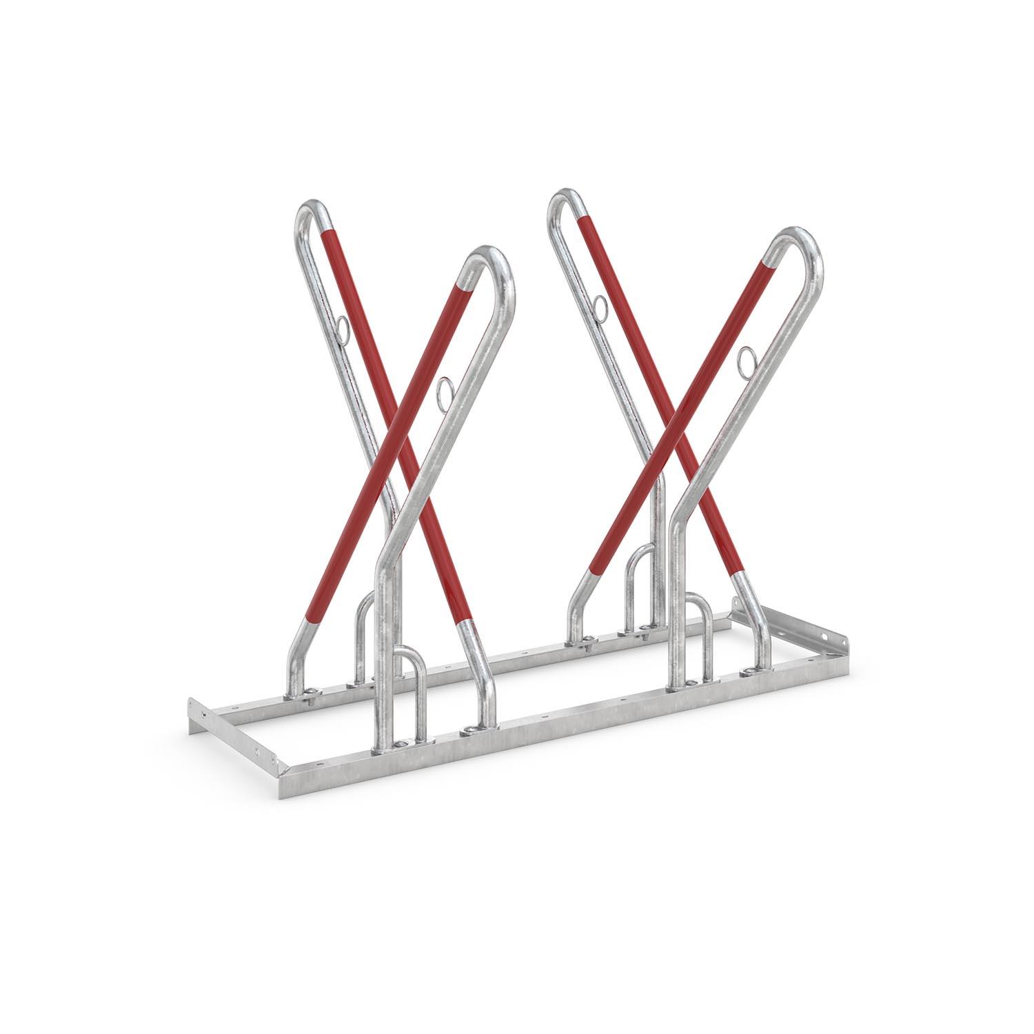 Anlehnparker 0500 XBF, doppelseitig Fahrrad-Anlehnparker Produktbild Fahrradparker Fahrrad-Anlehnparker 0500 XBF, doppelseitig