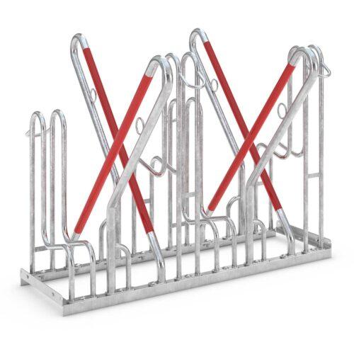 Anlehnparker 4500 XBF, doppelseitig, ADFC-empfohlen Fahrrad-Anlehnparker Produktbild Anlehnparker 4500 XBF, doppelseitig