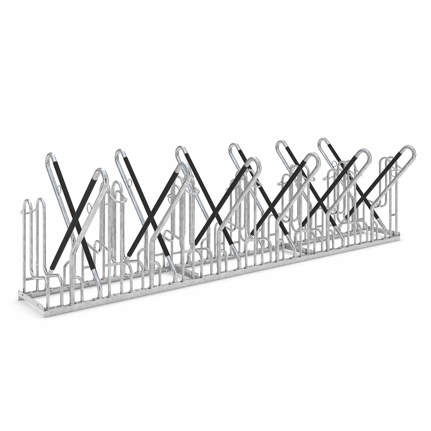 Fahrrad-Anlehnparker 4700 XBF, doppelseitig Fahrrad-Anlehnparker Produktbild Fahrradparker Fahrrad-Anlehnparker 4700 XBF, doppelseitig