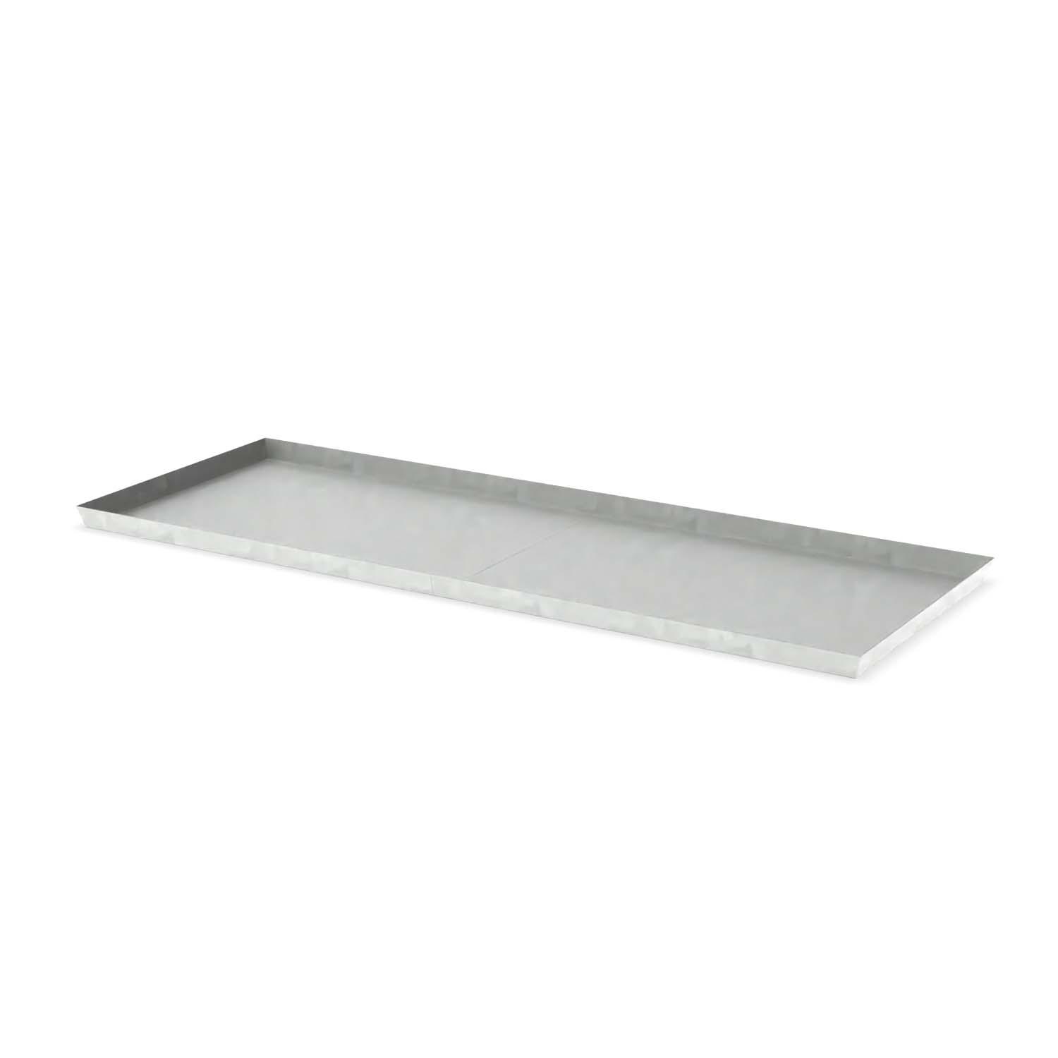 Auffangwanne aus Stahl, ohne Gitterrost, verzinkt, 3250x1205x88 mm Auffangwannen aus Stahl Produktbild Auffangwanne aus Stahl, ohne Gitterrost, verzinkt, 3250x1205x88 mm