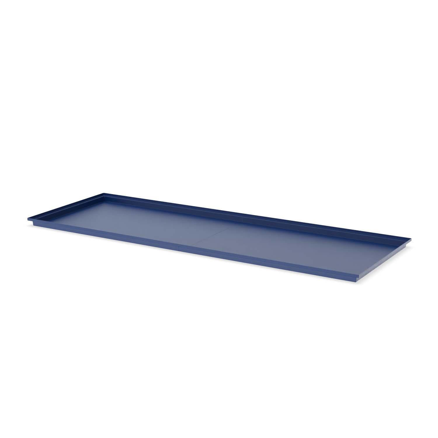 Paletten-Auffangwanne aus Stahl für 12 x 200 l Fässer, ohne Gitterrost, lackiert, 3680x1300x100mm Auffangwannen aus Stahl Produktbild Paletten-Auffangwanne aus Stahl für 12 x 200 l Fässer, ohne Gitterrost, lackiert