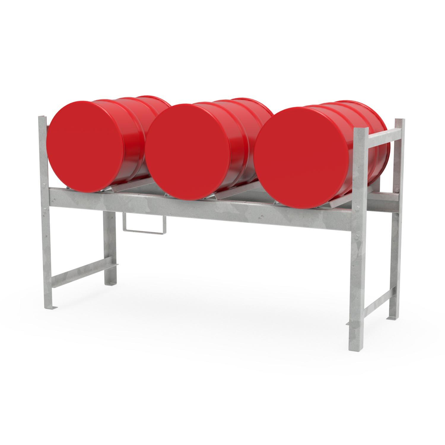 Fass-Stapelregal für 3 x 50 l oder 60 l Fässer Fass-Stapelregale Produktbild Fass-Stapelregal für 3 x 50 l oder 60 l Fässer