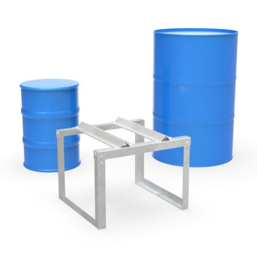 Fassbock für 1 liegendes 200 l oder 50/60 l Fass, feuerverzinkt Fassböcke Produktbild Fassbock für 1 liegendes 200 l oder 50/60 l Fass, feuerverzinkt