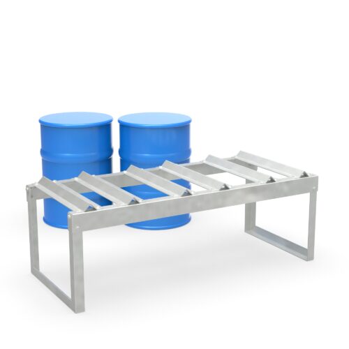 Fassbock für 3 liegende 50/60 l Fässer, feuerverzinkt Fassböcke Produktbild Fassbock für 3 liegende 50/60 l Fässer, feuerverzinkt