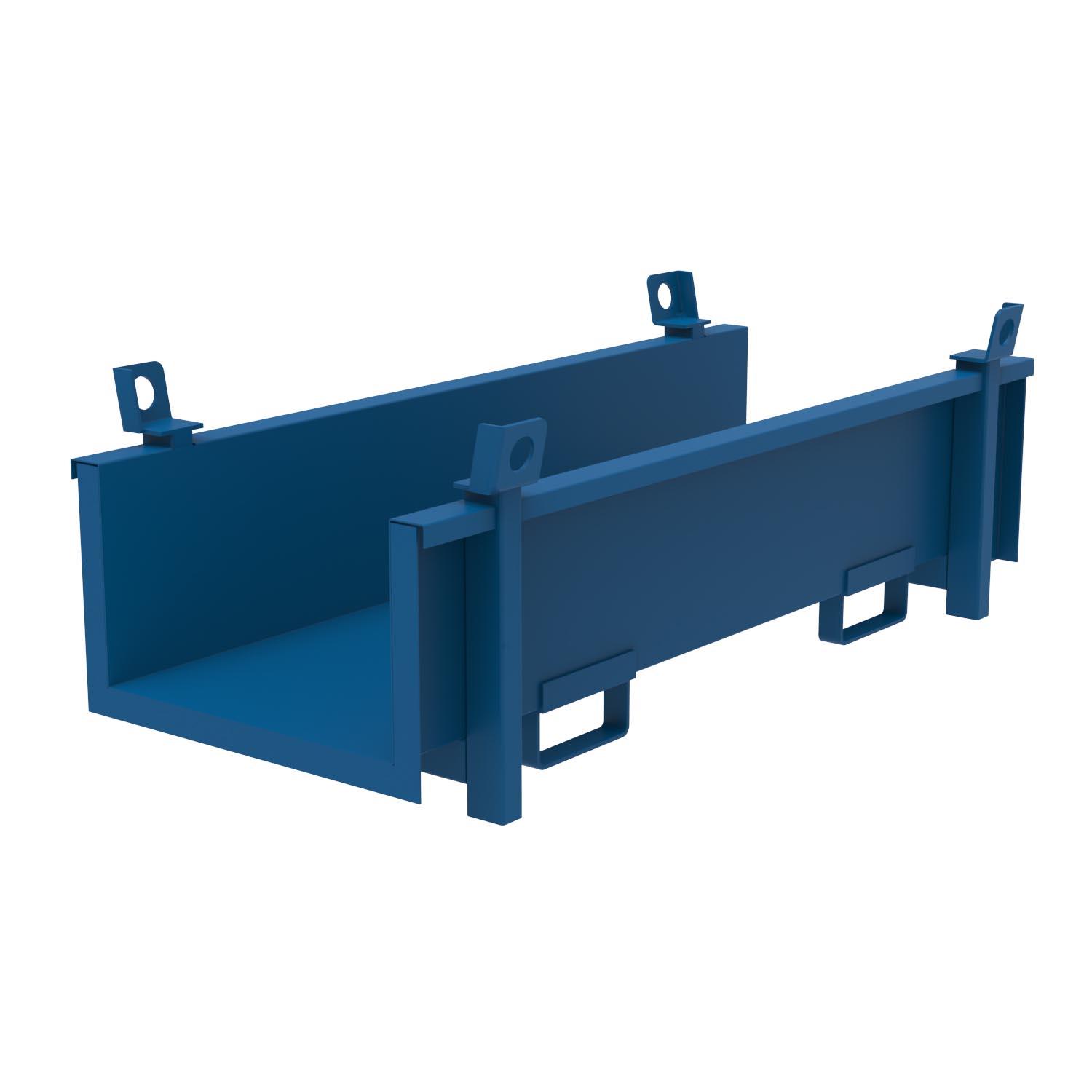 Langgutkassette aus Stahl, Länge 1500 mm, 6-fach stapelbar Langgutkassetten Produktbild Langgutkassette aus Stahl, Länge 1500 mm, stapelbar