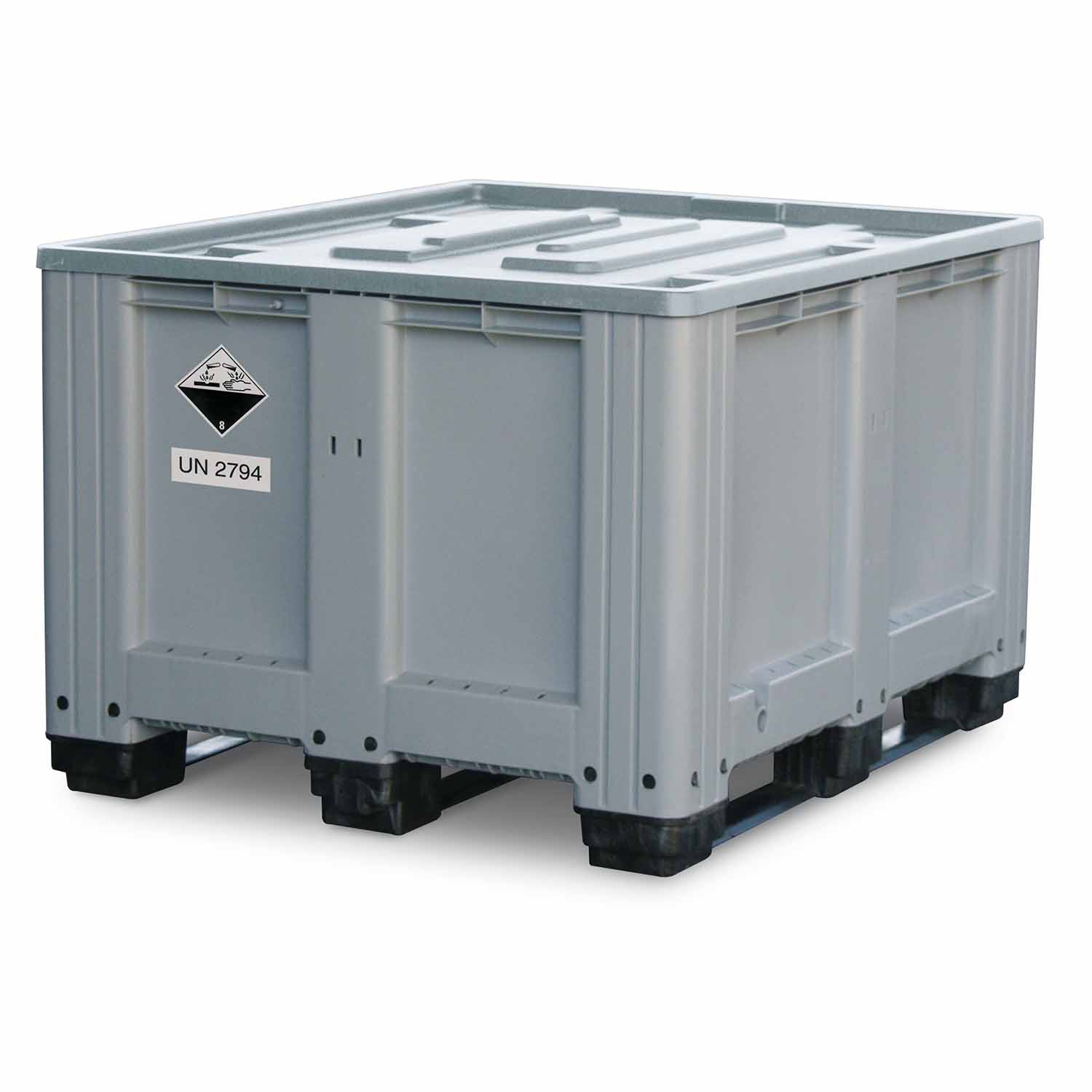 Deckel für Altbatterie-Box aus PE-HD, 610 l Altbatterie-Boxen Produktbild Deckel für Altbatterie-Box aus PE-HD, 610 l