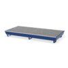 Bodenwanne Auffangwanne aus Stahl für Gefahrstoffregale, mit Gitterrost, Feldweite 2700 mm, Auffangvolumen 480 l, 2680x1300x340mm Auffangwannen aus Stahl Produktbild Bodenwanne Auffangwanne aus Stahl für Gefahrstoffregale, mit Gitterrost, Feldweite 2700 mm, Auffangvolumen 480 l