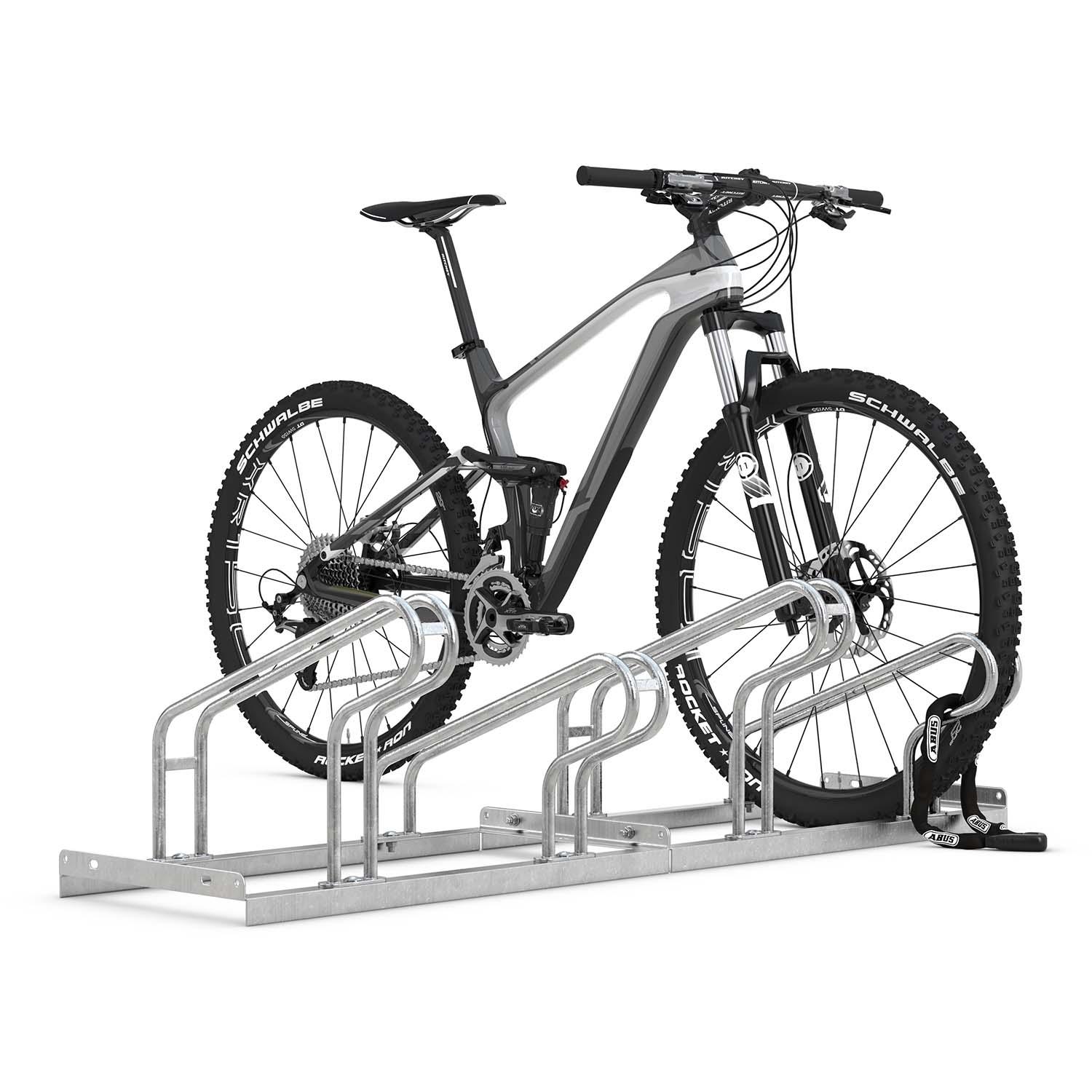 Fahrrad-Reihenständer Bügelparker 2000, zur Selbstmontage Fahrrad-Reihenständer Produktbild Bügelparker 2000, zur Selbstmontage