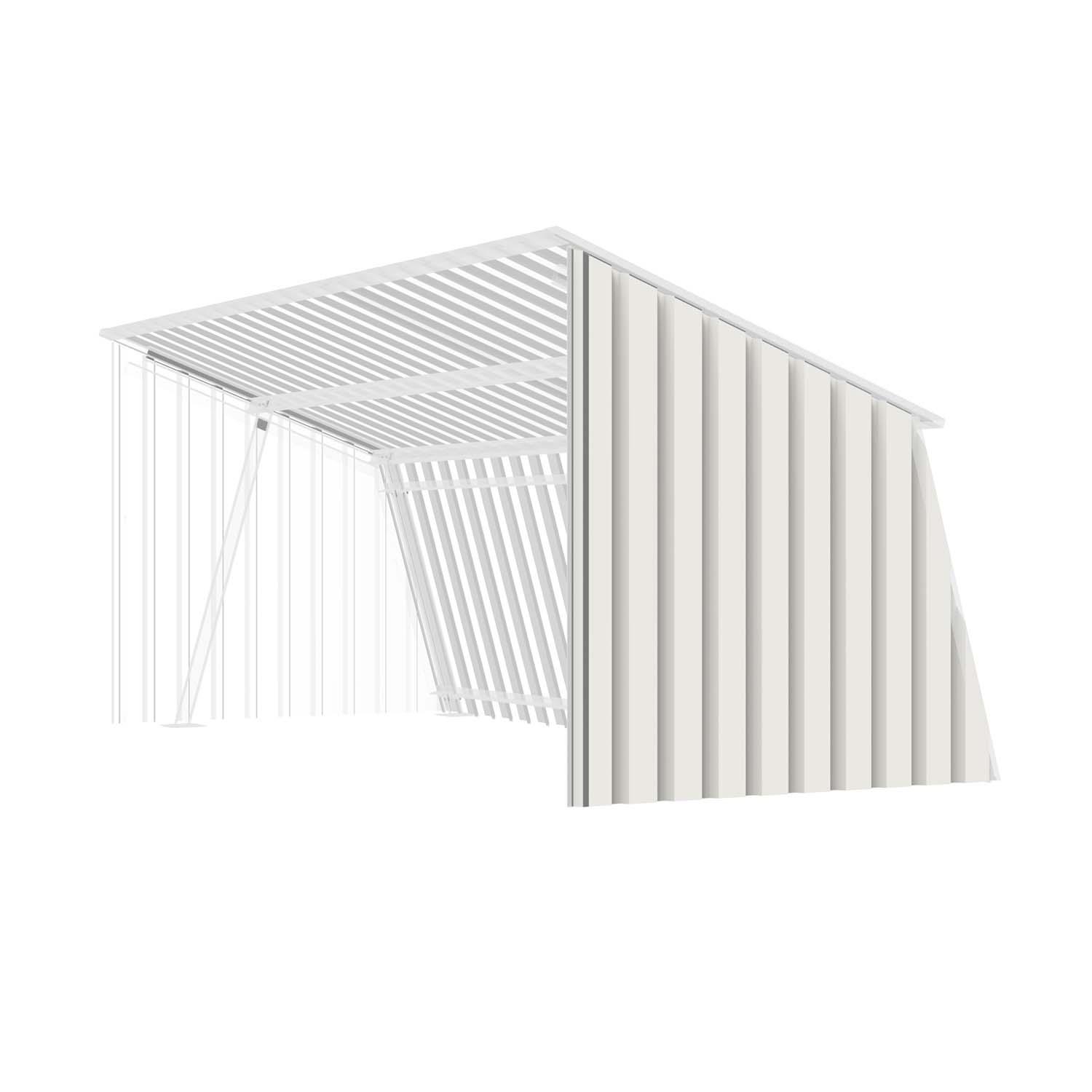 Seitenwand für Fahrradüberdachung D 577 aus Trapezblech, verzinkt und farbbeschichtet, rechte Seite Fahrradüberdachung D 577 Produktbild Seitenwand für Fahrradüberdachung D 577 aus Trapezblech, verzinkt und farbbeschichtet, rechte Seite