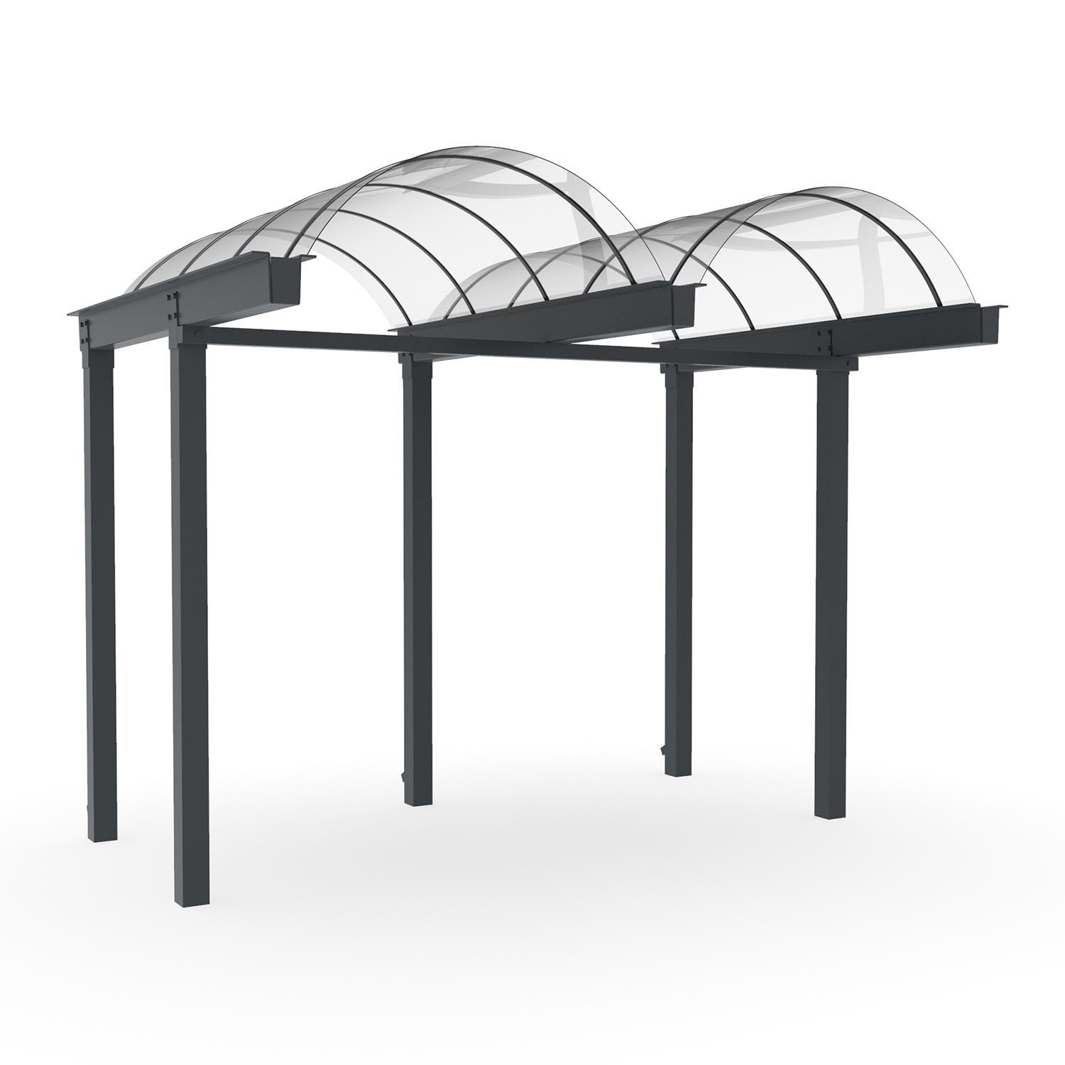 D 589 Wartehalle, Grundeinheit, einseitig, Breite: 3000 mm D 589 Wartehalle, einseitig Produktbild D 589 Wartehalle, Grundeinheit, einseitig, Breite: 3000 mm