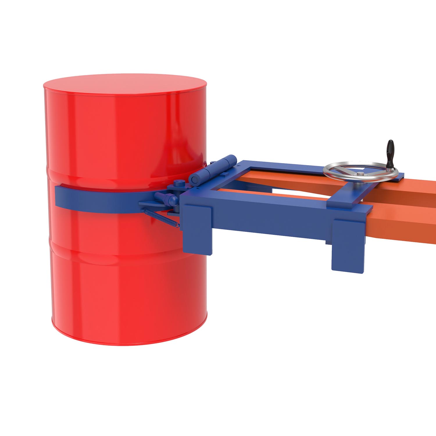 Fassgreifer für die 1-Fassaufnahme, Anbaugerät für Elektrohubwagen Fassgreifer Produktbild Fassgreifer für die 1-Fassaufnahme, Anbaugerät für Elektrohubwagen