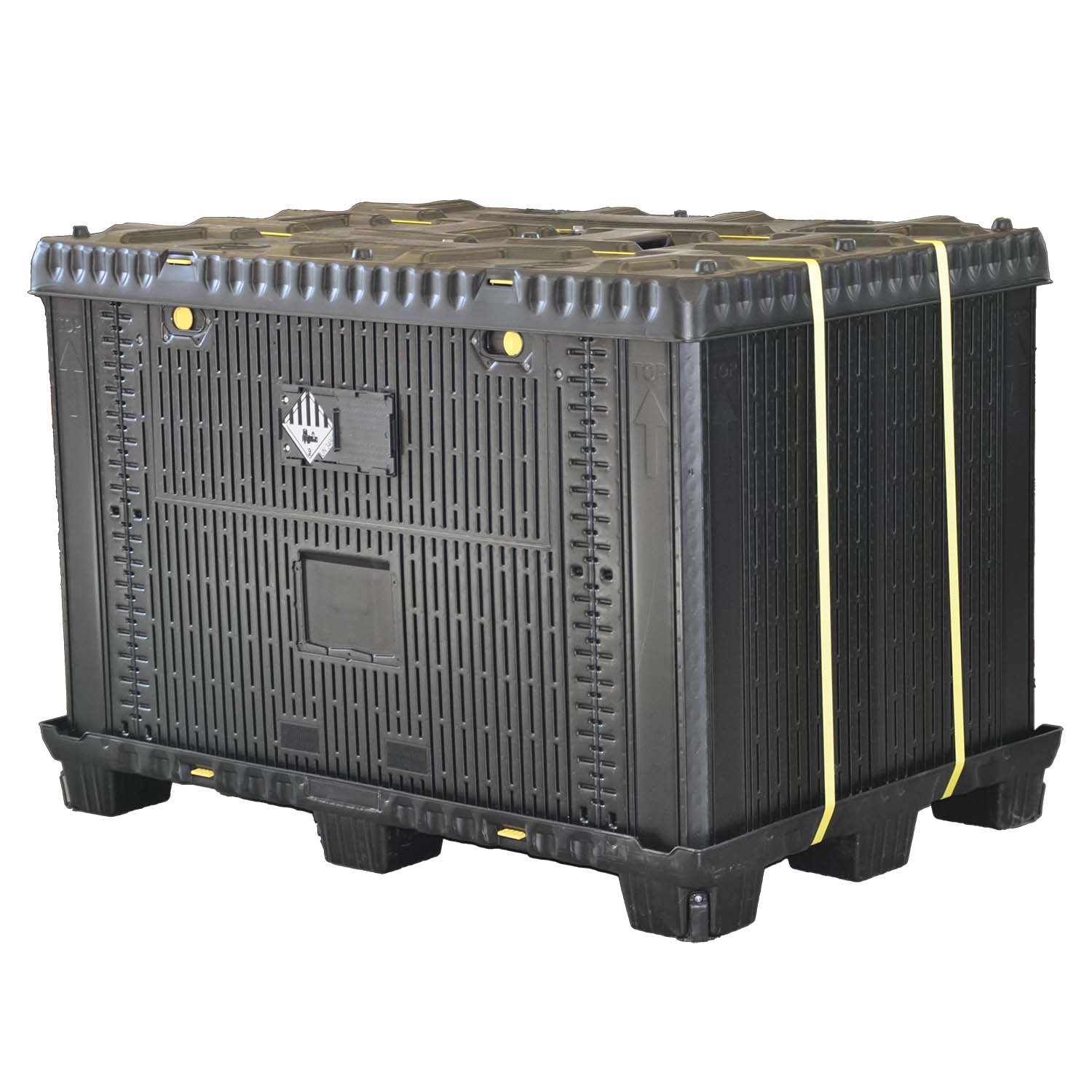 Transportbehälter Flex-Box 1580 Advanced aus Kunststoff für Lithium-Ionen-Batterien, VG II, faltbar, inkl. E-Glasfasermatte Transportbehälter für Lithium-Ionen-Akkus Produktbild Transportbehälter Flex-Box 1580 Basic aus Kunststoff für Lithium-Ionen-Batterien, VG II, faltbar