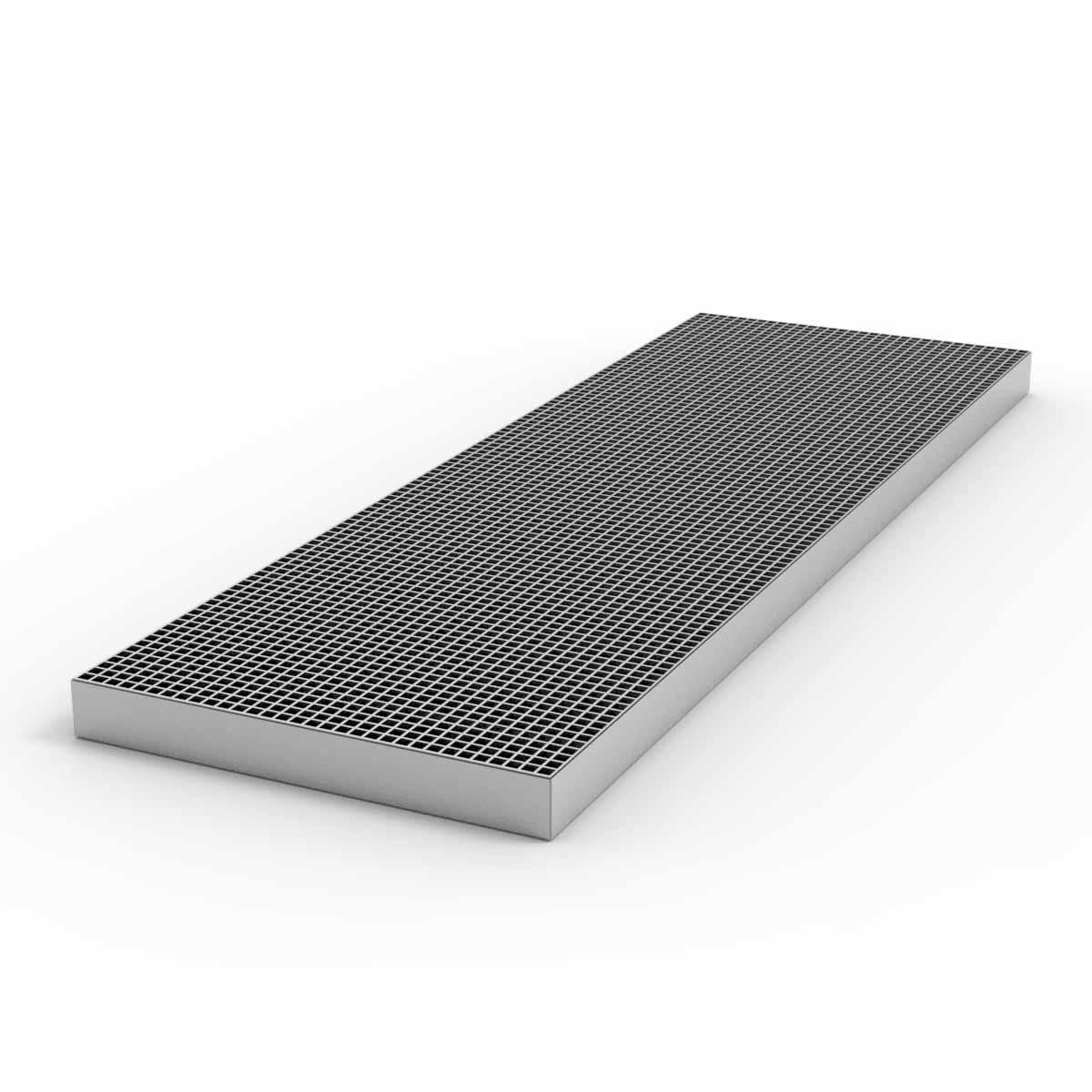 Bodenauffangwanne Flächenschutzelement M-41, Bauhöhe 110 mm, B x T 4000 x 1300 mm Bodenauffangwannen aus Stahl Produktbild Bodenauffangwanne Flächenschutzelement M-41, Bauhöhe 110 mm