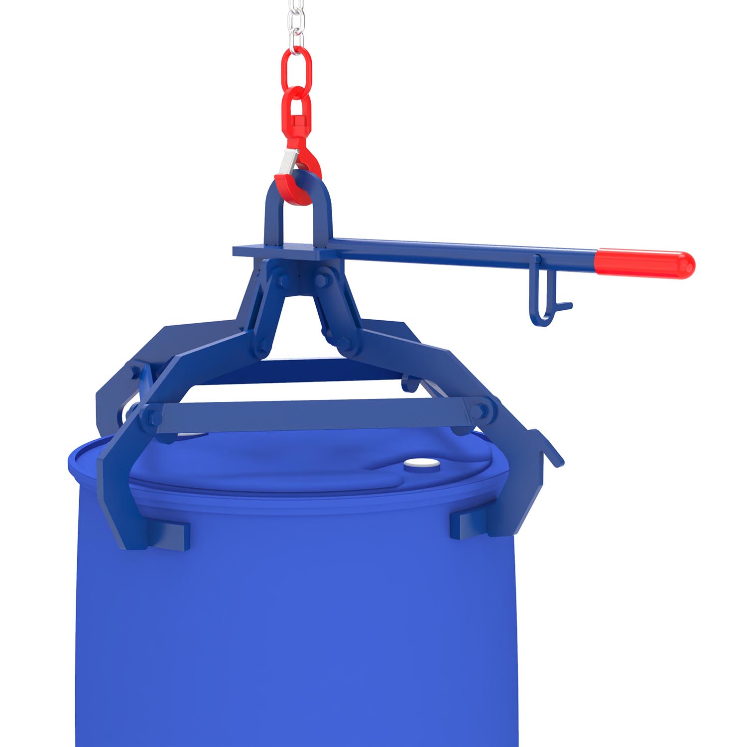 Fass-Spannklauengreifer für L-Ring-Fässer (220 l) Fass-Spannklauengreifer Produktbild Fass-Spannklauengreifer für L-Ring-Fässer (220 l)