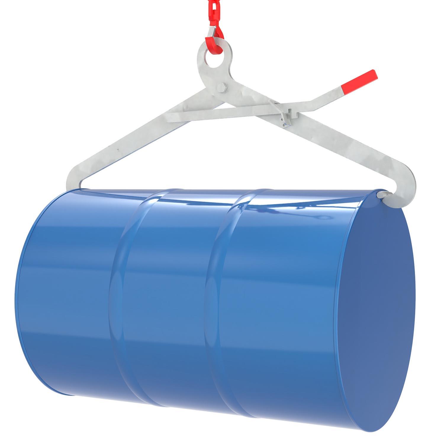 Fass-Zangengreifer für 200 l Rollreifen- und Sickenfässer Fassgreifer Produktbild Fass-Zangengreifer für 200 l Rollreifen- und Sickenfässer