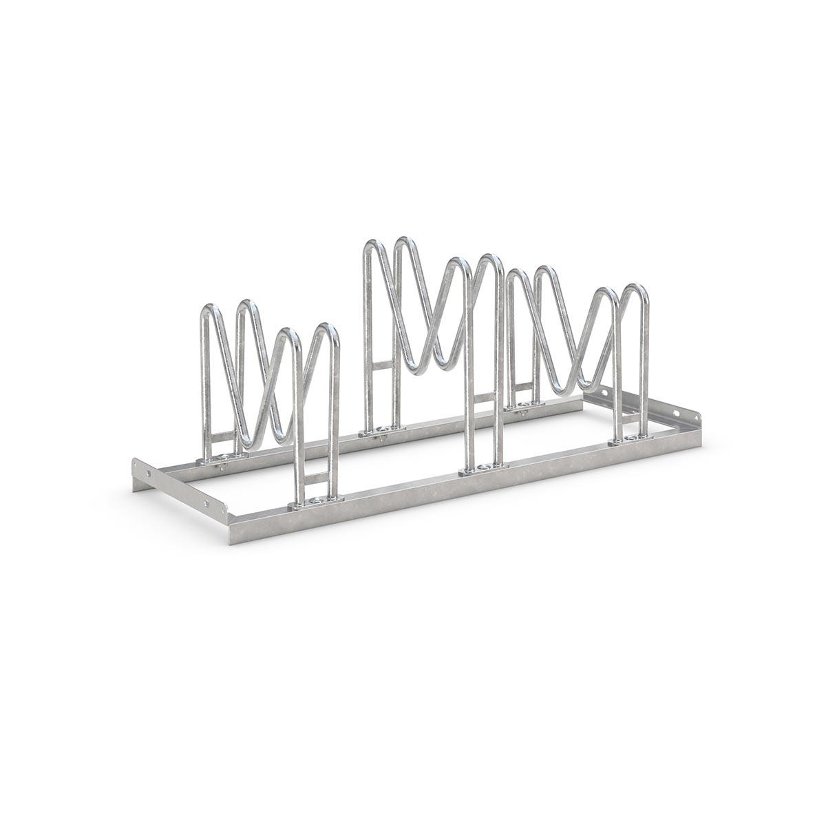 Fahrrad-Reihenständer 8000 Multiparker 8000 Produktbild Fahrradparker Fahrrad-Reihenständer 8000 3 Radstände