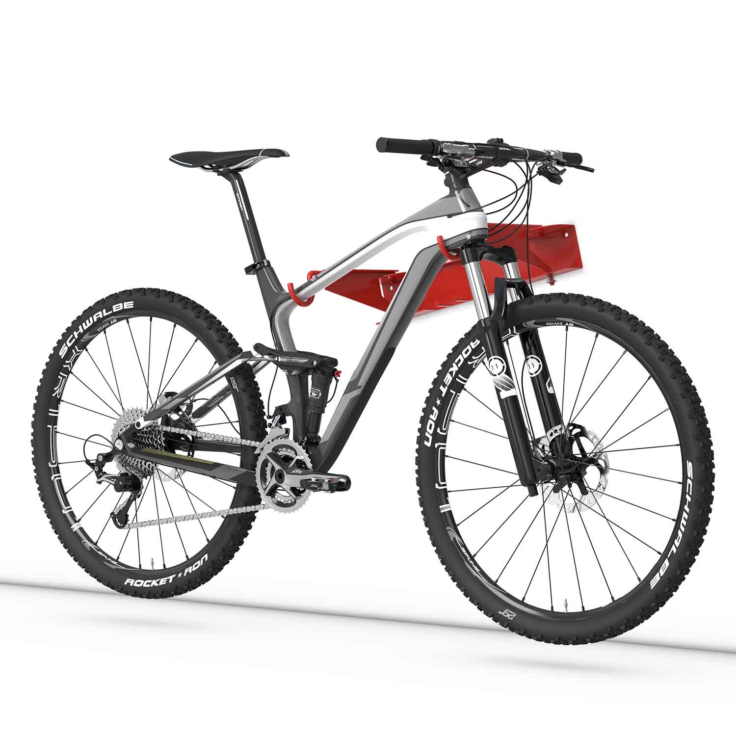 Fahrrad-Wandhalter Hängeparker für 1 Fahrrad Fahrrad-Hängeparker Produktbild Fahrrad-Wandhalter Hängeparker für 1 Fahrrad Fahrradparker