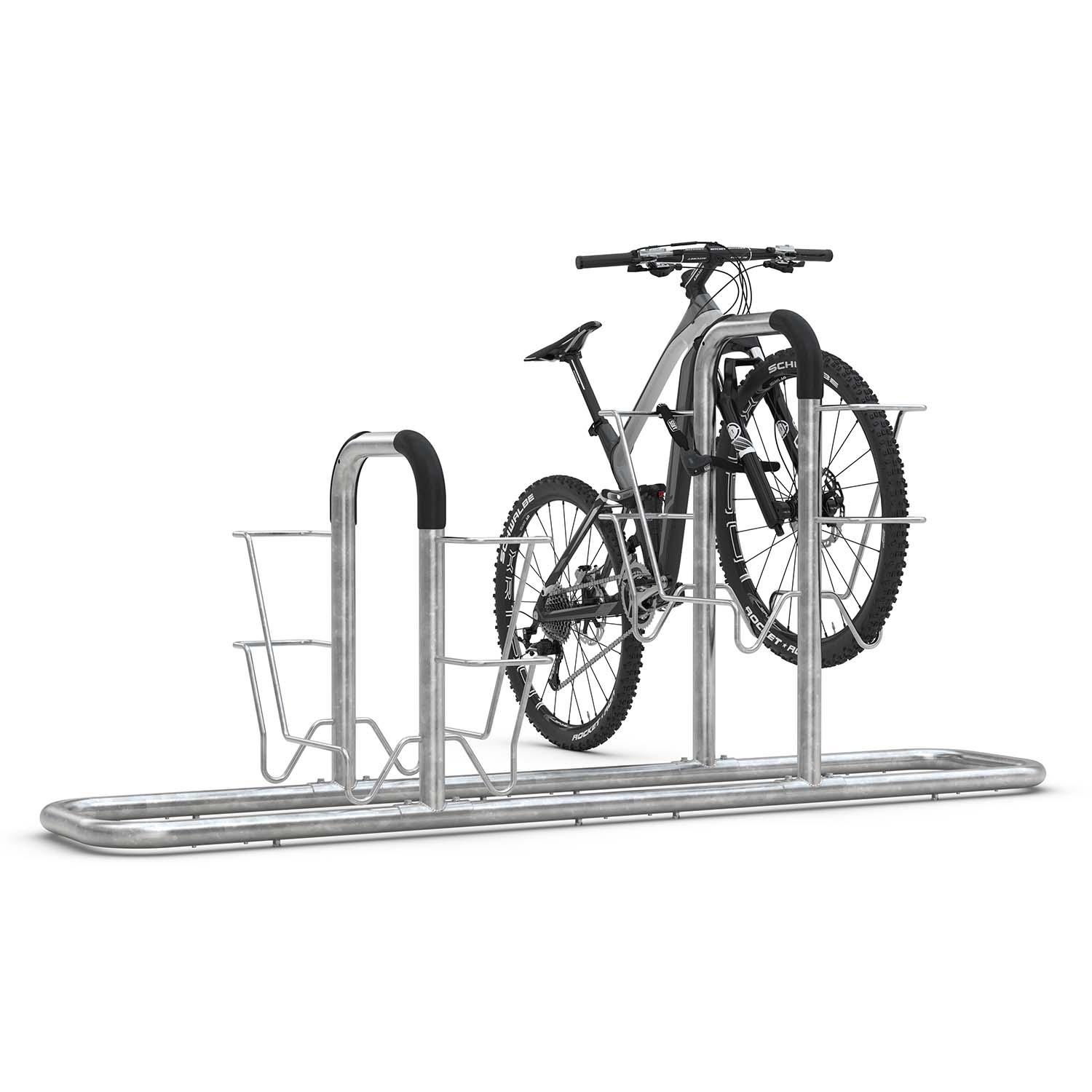 Fahrradanlehnbügel und Anlehnparker 6000, einseitig Fahrrad-Anlehnparker Produktbild Fahrradanlehnbügel und Anlehnparker 6000, einseitig