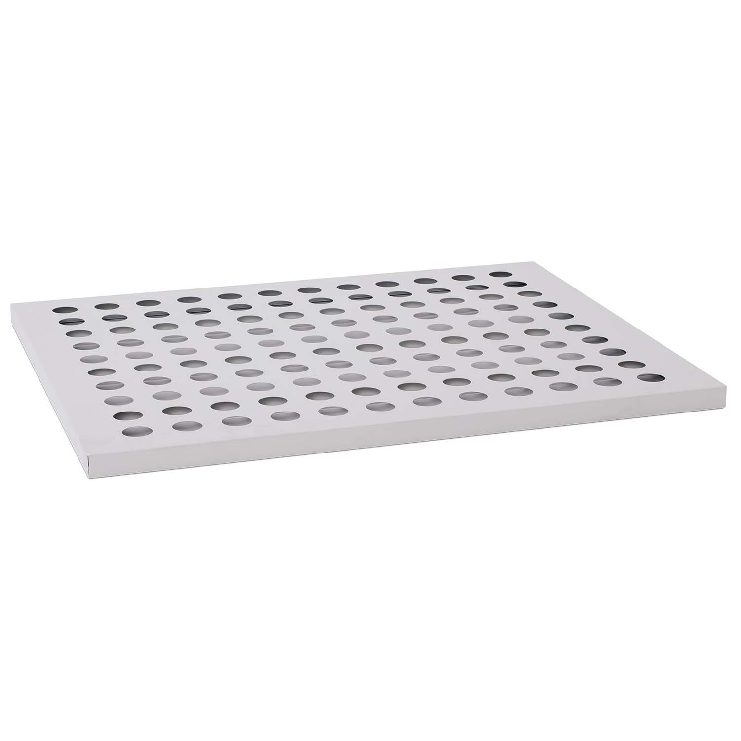 Fachboden aus Stahl, gelocht und farbbeschichtet für Gefahrstoffdepots aus Stahl GD-S-220 Gefahrstoffdepots aus Stahl Produktbild Fachboden aus Stahl, gelocht und farbbeschichtet für Gefahrstoffdepots aus Stahl GD-S-220