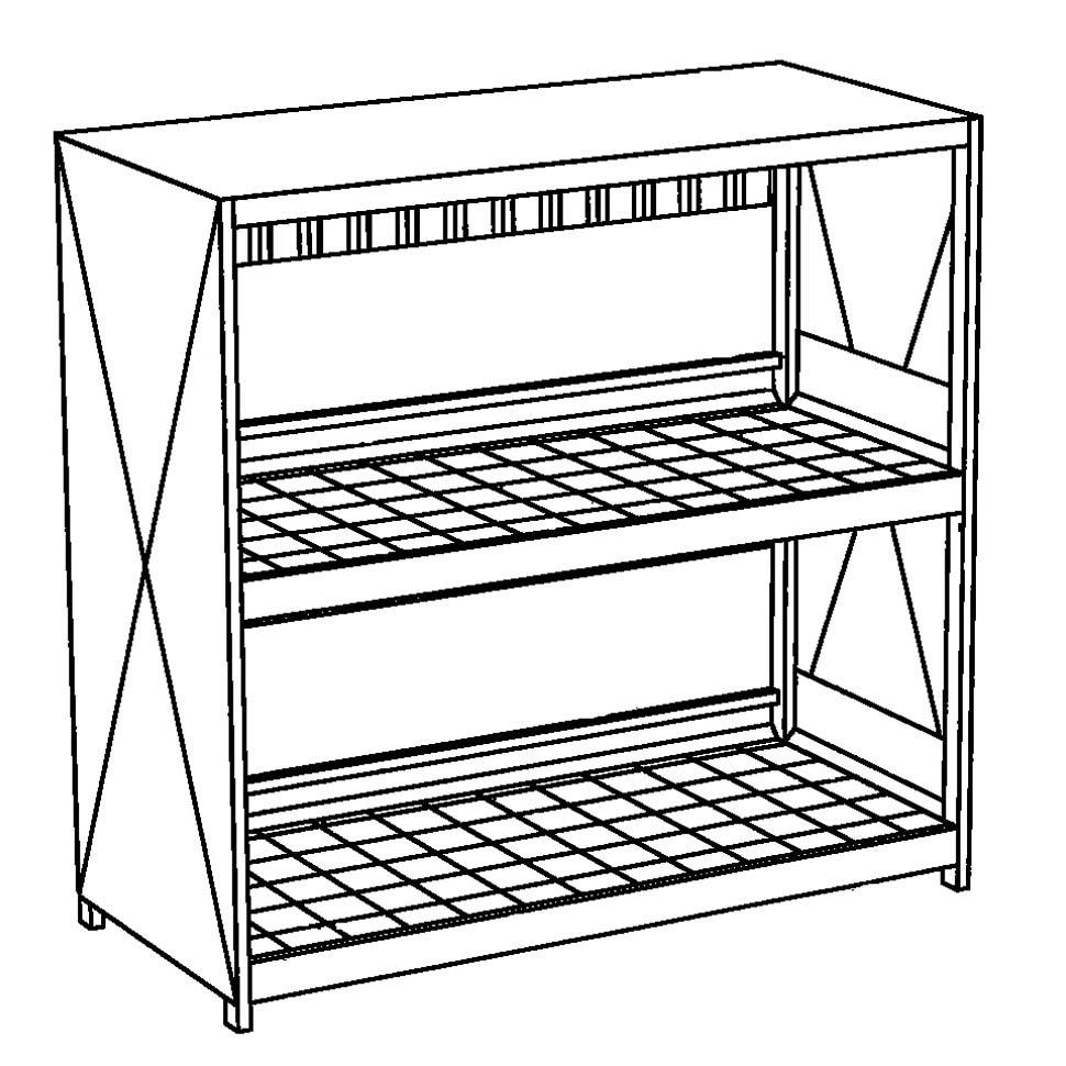Gefahrstoff-Regalcontainer zur Lagerung im Freien, für 4 x 1000 l IBC, 2820x1450x3575mm Gefahrstoff-Regalcontainer Produktbild Gefahrstoff-Regalcontainer zur stehenden Fasslagerung im Freien, für 20 x 200 l Fässer, 3120x1450x3080mm