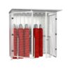 Gasflaschenschrank für 24 Gasflaschen Ø 220 mm, Außenaufstellung Gasflaschenschrank für den Außenbereich Produktbild Gasflaschenschrank für 24 Gasflaschen Ø 220 mm