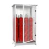 Gasflaschenschrank für 8 Gasflaschen Ø 220 mm, Außenaufstellung Gasflaschenschrank für den Außenbereich Produktbild Gasflaschenschrank für 8 Gasflaschen Ø 220 mm, Außenaufstellung