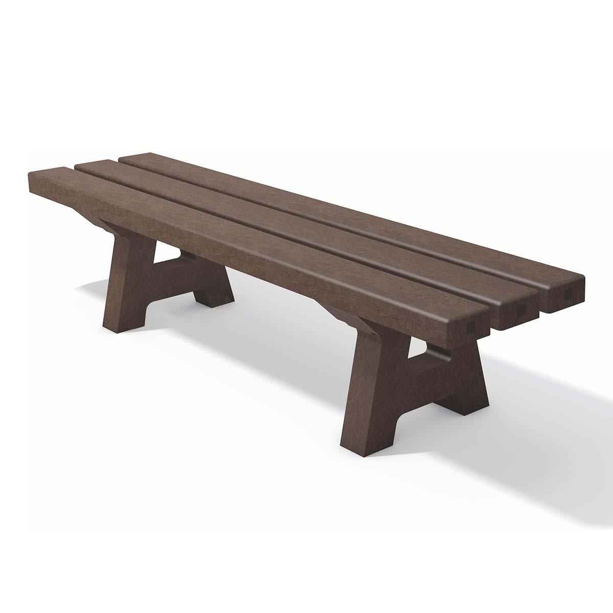 Kinderbank CANETTI aus Recycling-Kunststoff, ohne Rückenlehne, Breite 1500 mm, 3-Sitzer Kinderbank Produktbild Kinderbank CANETTI aus Recycling-Kunststoff, ohne Rückenlehne, Breite 1500 mm, 3-Sitzer