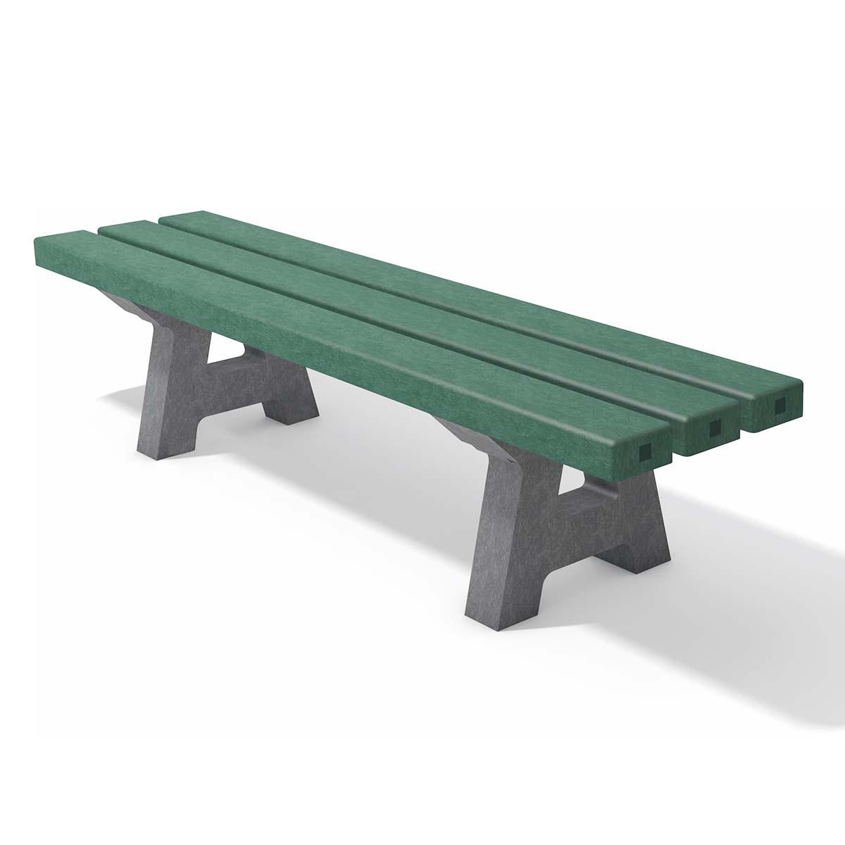 Kinderbank CANETTI aus Recycling-Kunststoff, ohne Rückenlehne, Breite 1500 mm, 3-Sitzer Kinderbank Produktbild Kinderbank CANETTI aus Recycling-Kunststoff, ohne Rückenlehne, Breite 1500 mm, 3-Sitzer