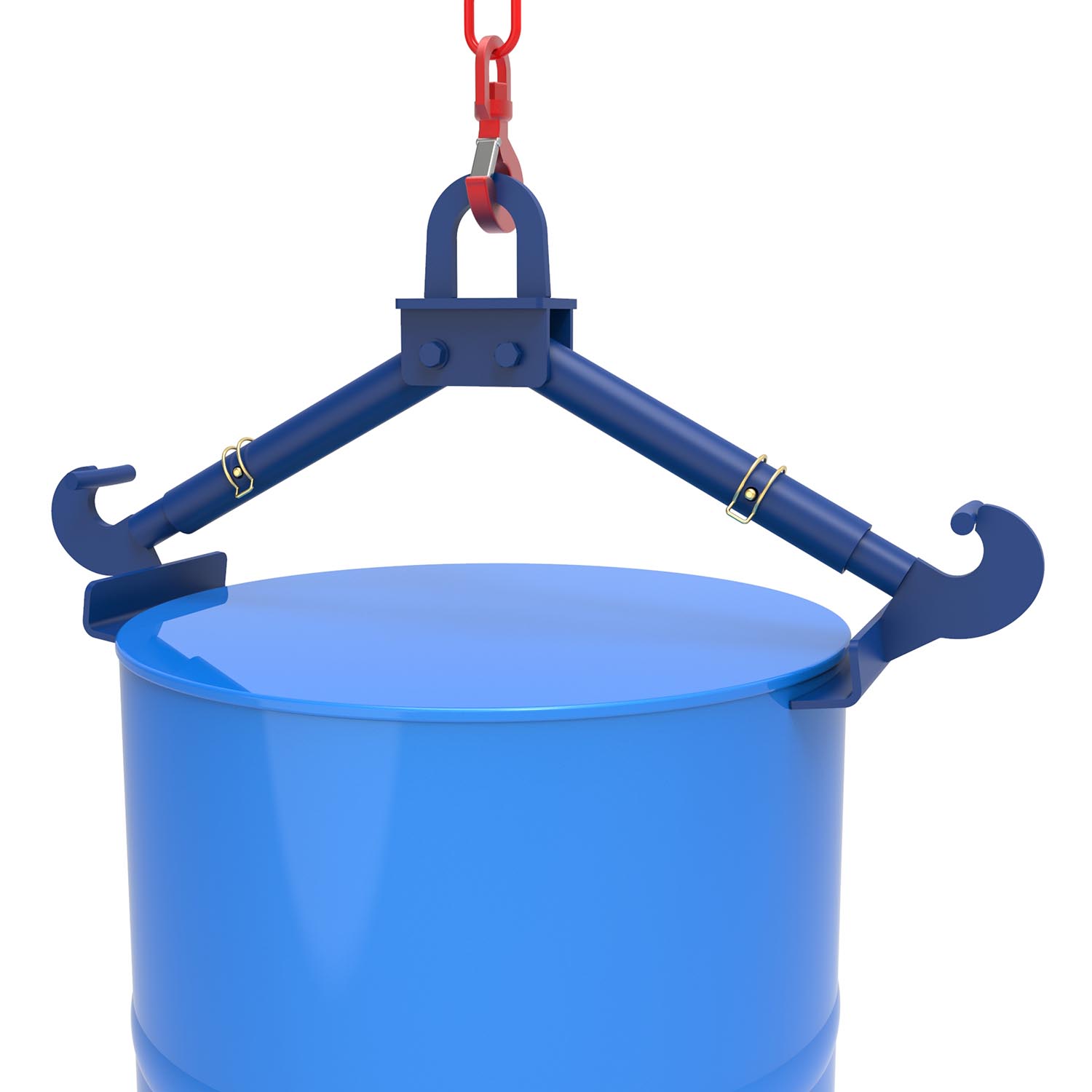 Kombi-Fasszange für stehende und liegende 200 l Stahlfässer Kombi-Fasszange Produktbild Kombi-Fasszange für stehende und liegende 200 l Stahlfässer