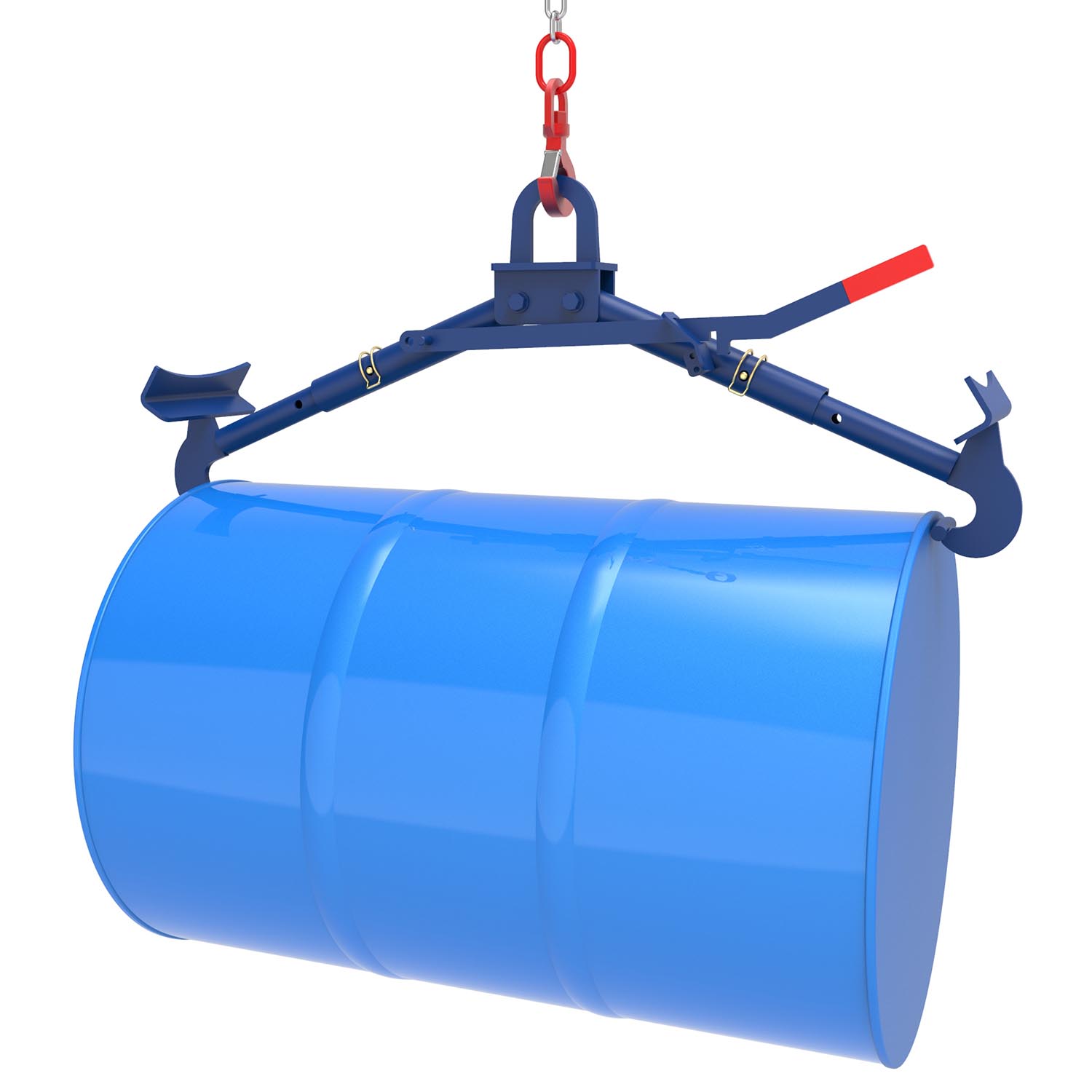 Kombi-Fasszange für stehende und liegende 200 l Stahlfässer Kombi-Fasszange Produktbild Kombi-Fasszange für stehende und liegende 200 l Stahlfässer