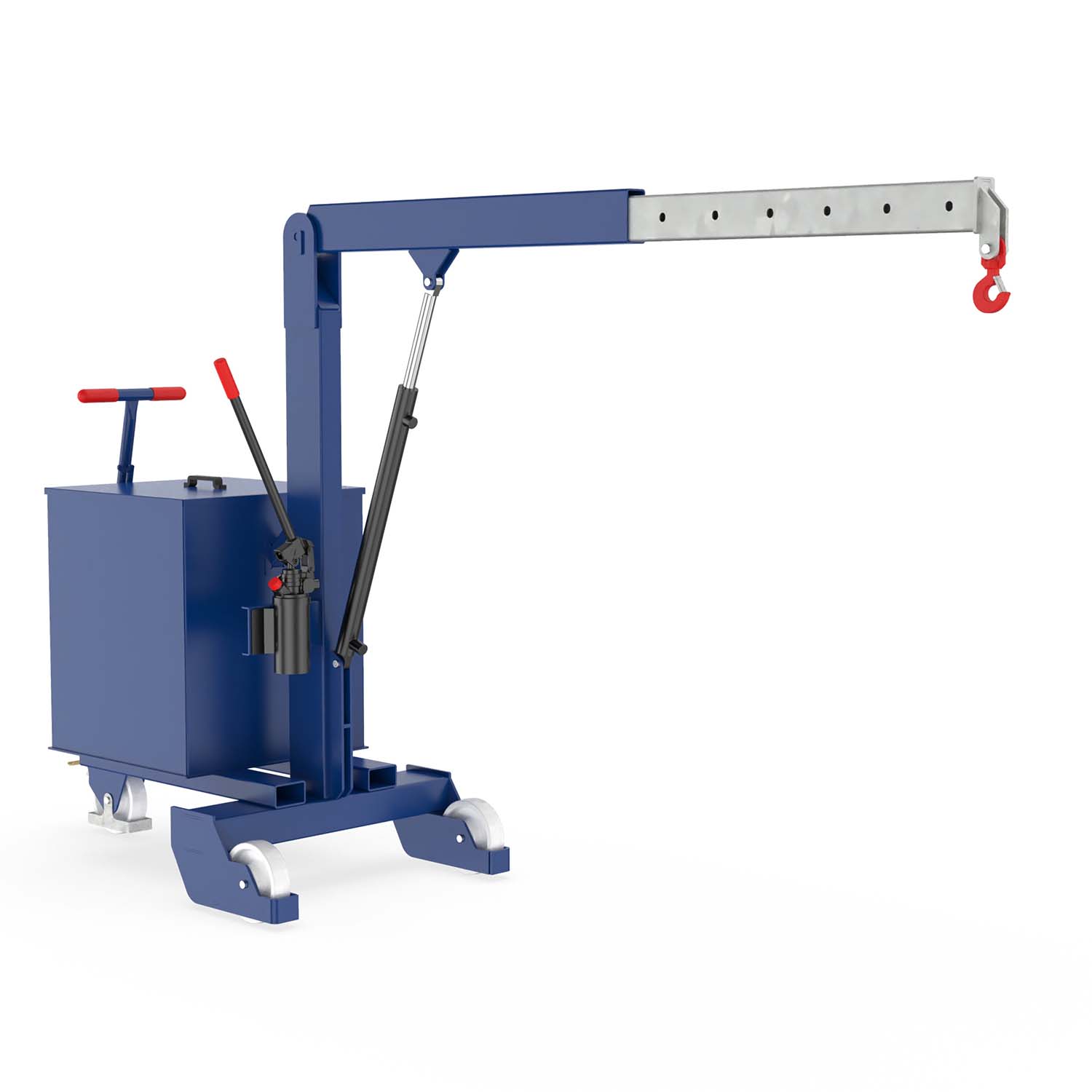 Werkstattkran Gegengewichtskran, Traglast 500 kg, teleskopierbarer Ausleger Gegengewichtskrane Produktbild Werkstattkran Gegengewichtskran, Traglast 500 kg, teleskopierbarer Ausleger