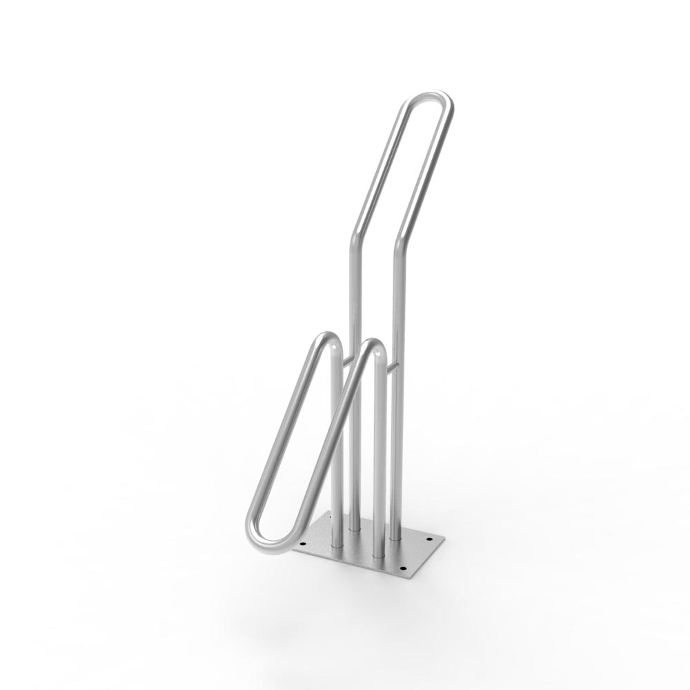 Fahrrad-Einzelparker, zum Aufdübeln P 570 - P 571 Einzelparker Produktbild Fahrradparker Fahrrad-Einzelparker, zum Aufdübeln