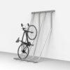 Schräghochparker, einseitig Fahrradständer für E-Bikes Produktbild Schräghochparker Kufenparker, einseitig