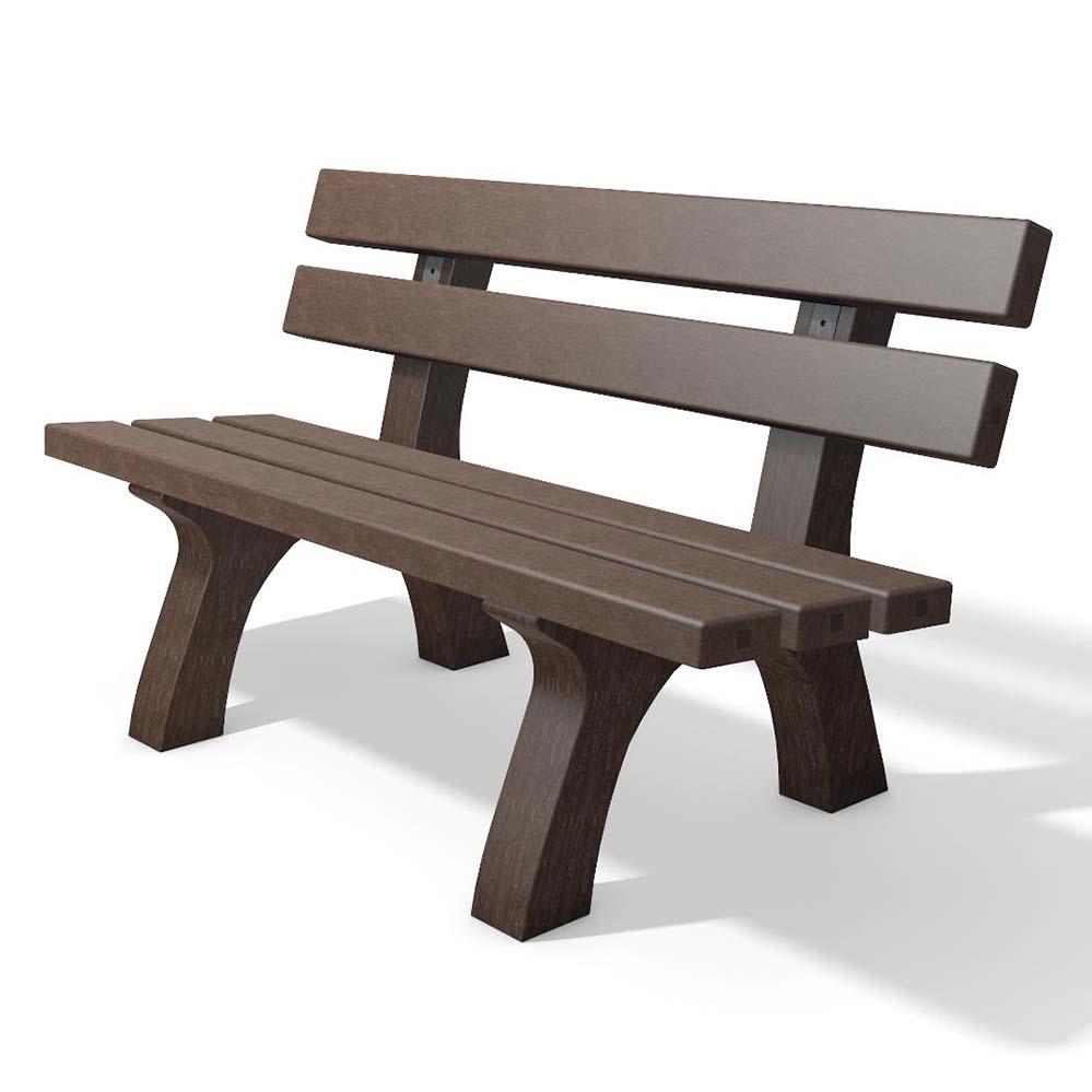 Parkbank PICCADILLY aus Recycling-Kunststoff, Breite 1500 mm, 3-Sitzer Parkbänke aus Kunststoff Produktbild Parkbank PICCADILLY aus Recycling-Kunststoff, Breite 1500 mm, 3-Sitzer