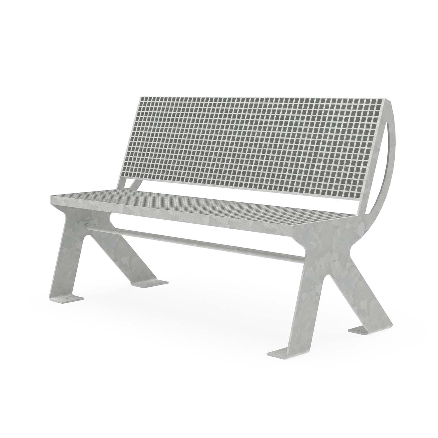 Parkbank RELAX aus Stahl Parkbank aus Stahl Produktbild Parkbank RELAX aus Stahl