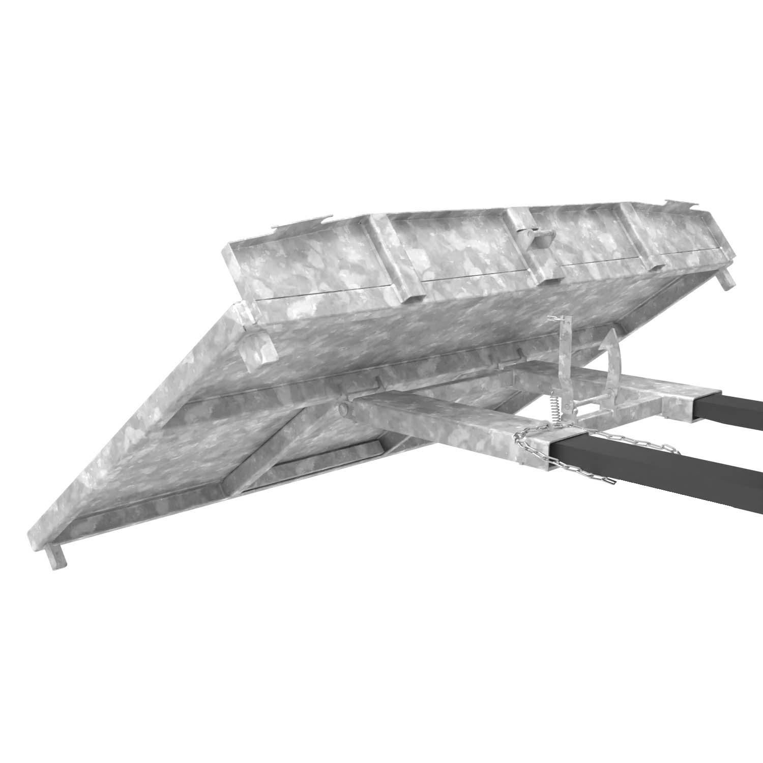 Restgitter-Palette RGP-1 aus Stahl, verzinkt, für den Stapleranbau, 2510x1600x380mm Stapleranbaugeräte Produktbild Restgitter-Palette RGP-1 aus Stahl, verzinkt, für den Stapleranbau, 2510x1600x380mm