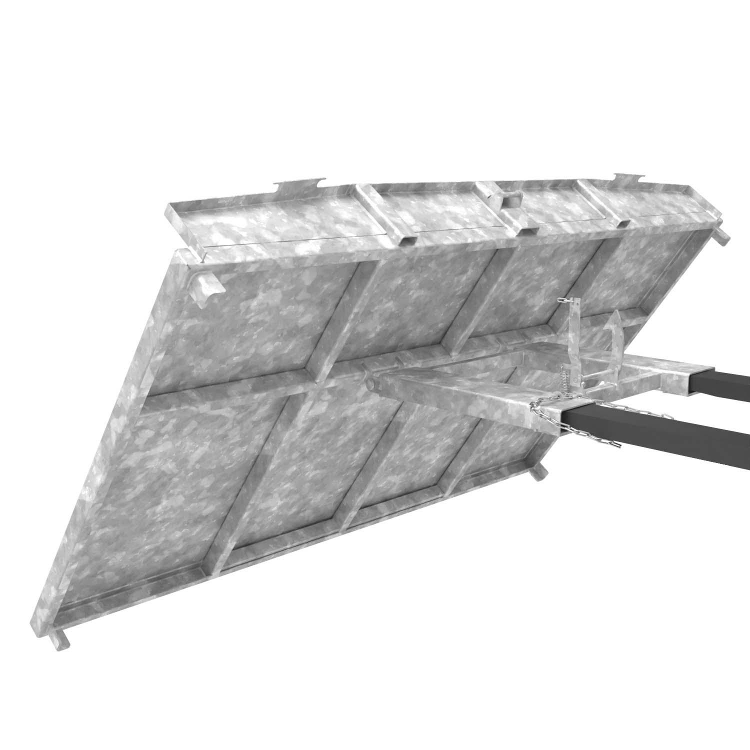 Restgitter-Palette RGP-2 aus Stahl, verzinkt, für den Stapleranbau, 3000x2000x380mm Stapleranbaugeräte Produktbild Restgitter-Palette RGP-2 aus Stahl, verzinkt, für den Stapleranbau, 3000x2000x380mm