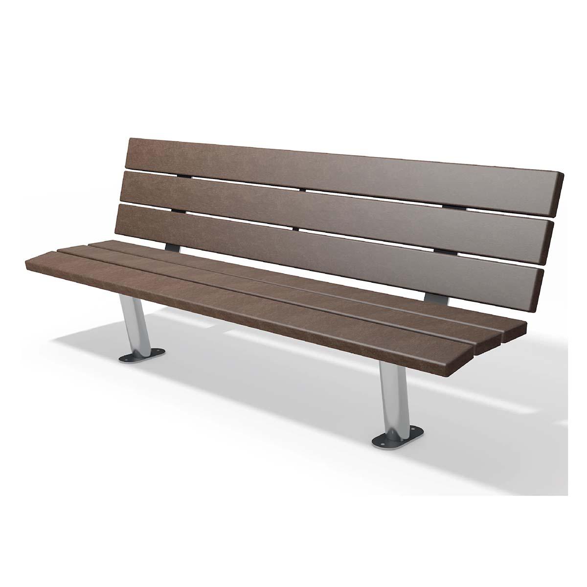 Seniorenbank SAPO aus Recycling-Kunststoff, Breite 2000 mm, 4-Sitzer Seniorenbank Produktbild Seniorenbank SAPO aus Recycling-Kunststoff, Breite 2000 mm, 4-Sitzer