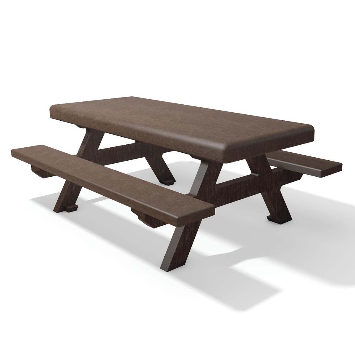 Sitzgruppe FORIO für Kinder aus Recycling-Kunststoff, 6-Sitzer Bank-Tisch-Kombinationen Produktbild Sitzgruppe FORIO für Kinder aus Recycling-Kunststoff, 6-Sitzer