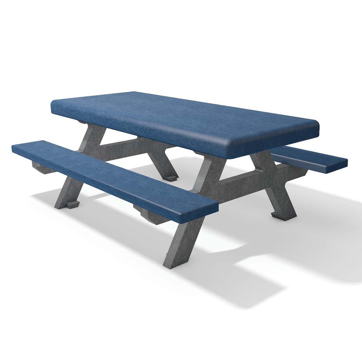 Sitzgruppe FORIO für Kinder aus Recycling-Kunststoff, 6-Sitzer Bank-Tisch-Kombinationen Produktbild Sitzgruppe FORIO für Kinder aus Recycling-Kunststoff, 6-Sitzer