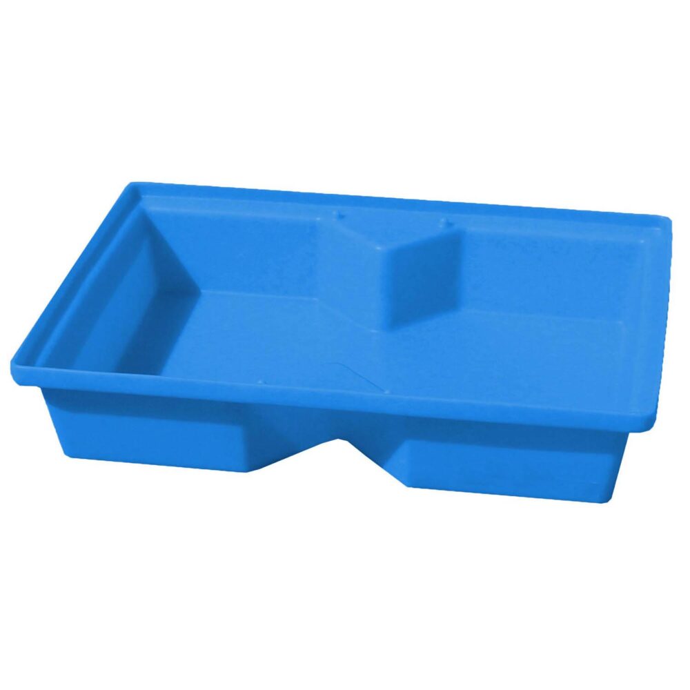 Kleingebindewanne aus Kunststoff (PE), Auffangvolumen 43 l, VE=2 Kleingebindewannen aus Kunststoff Produktbild Kleingebindewanne aus Kunststoff (PE), Auffangvolumen 43 l