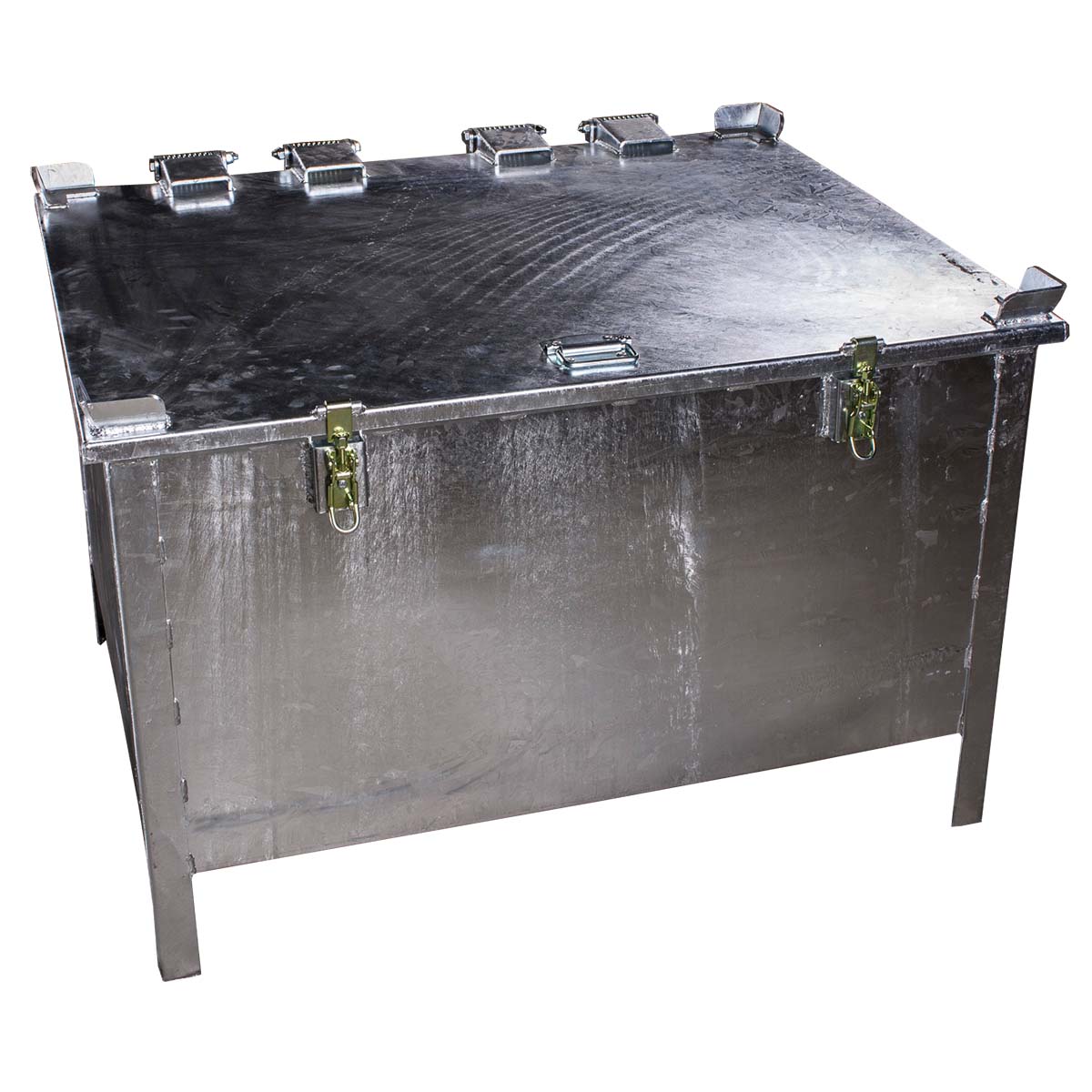 Lagerbox 280 aus Stahl, verzinkt, für Lithium-Ionen-Akkus, mit 16 x PyroBubbles®-Füllkissen und Permanentfüllung Lagerbehälter für Lithium-Ionen-Akkus Produktbild Lagerbox 280 aus Stahl, verzinkt, für Lithium-Akkus, mit 16 x PyroBubbles®-Füllkissen und Permanentfüllung