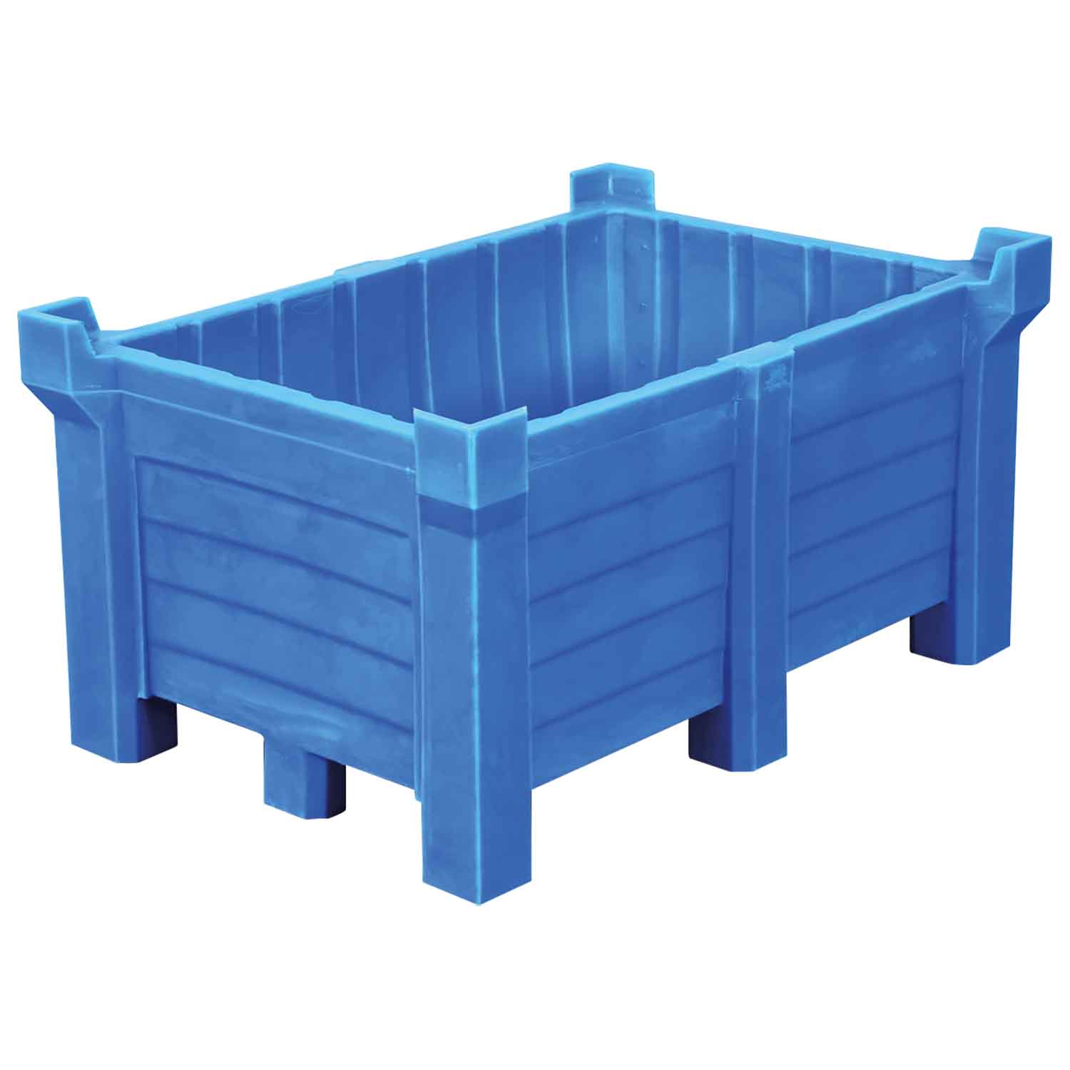 Stapelbehälter aus Polyethylen (PE), unterfahrbar, Volumen 260 l Stapelbehälter Produktbild Stapelbehälter aus Polyethylen (PE), unterfahrbar, Volumen 260 l