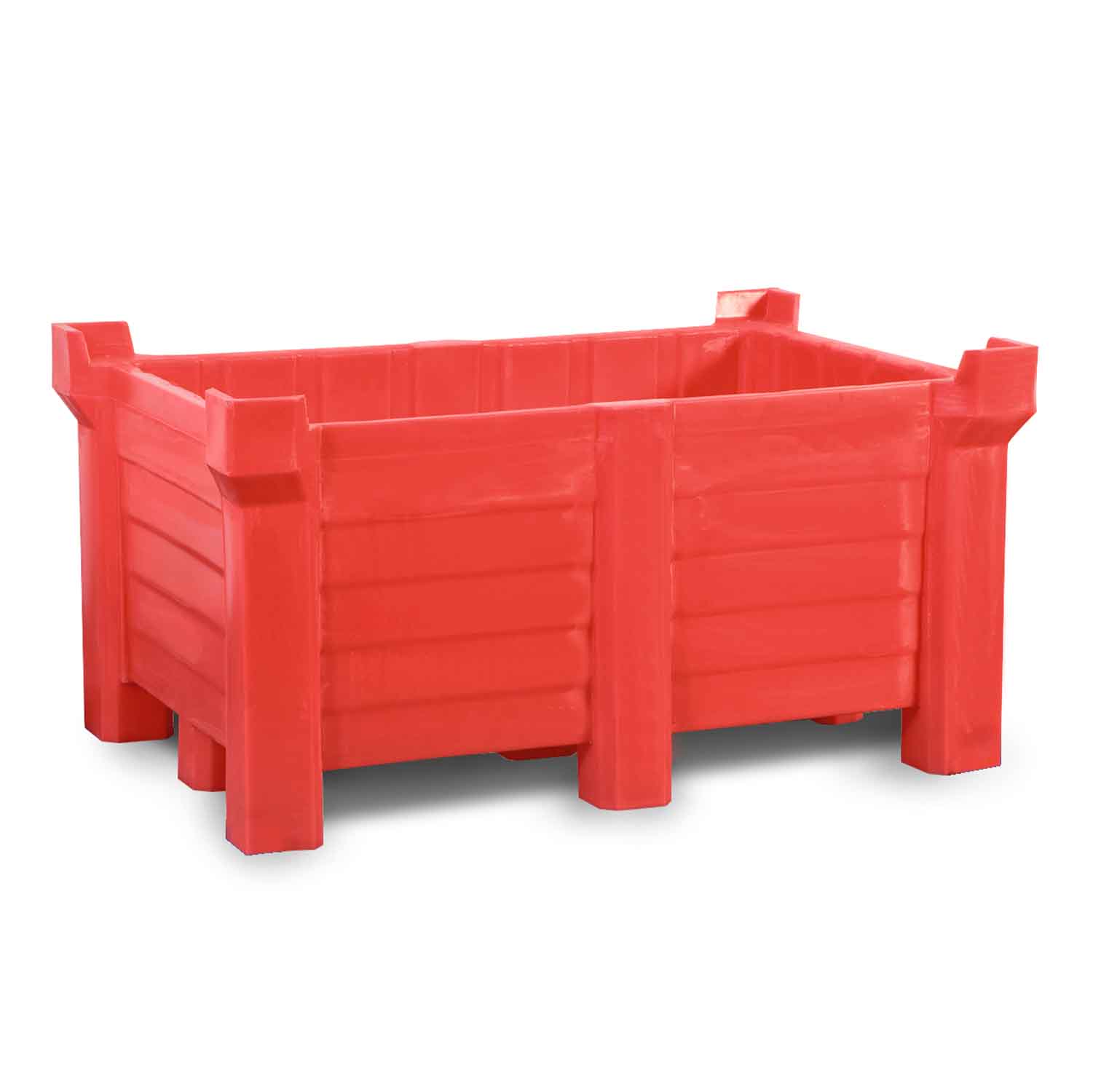 Stapelbehälter aus Polyethylen (PE), unterfahrbar, Volumen 300 l Stapelbehälter Produktbild Stapelbehälter aus Polyethylen (PE), unterfahrbar, Volumen 300 l