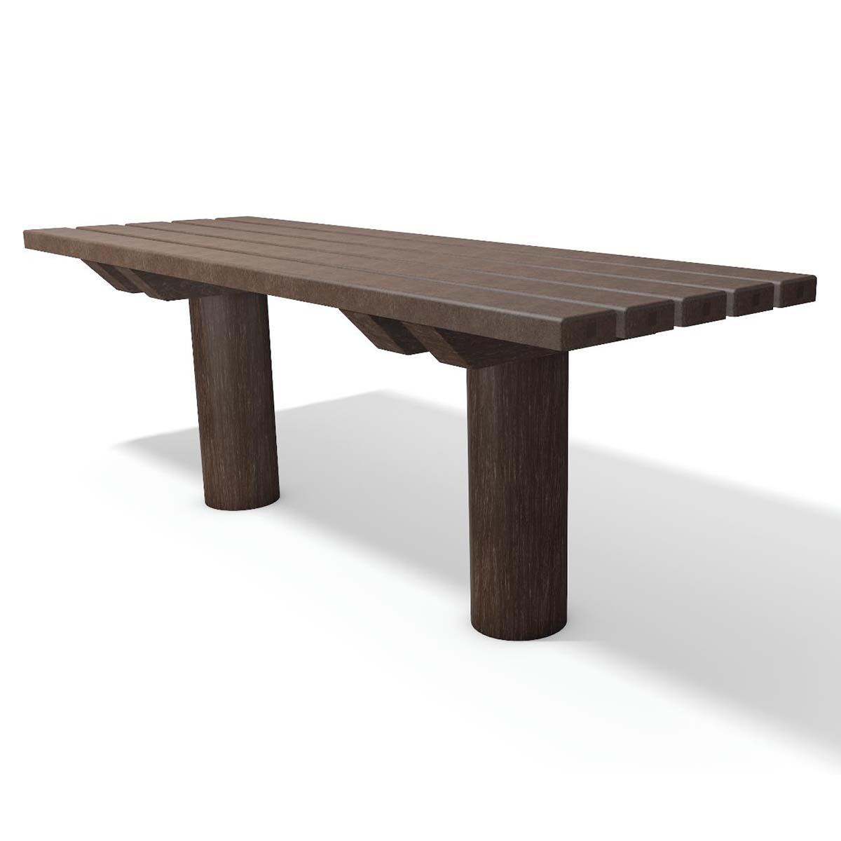 Tisch TAUNUS aus Recycling-Kunststoff, Breite 2000 mm Parkbänke aus Kunststoff Produktbild Tisch TAUNUS aus Recycling-Kunststoff, Breite 2000 mm