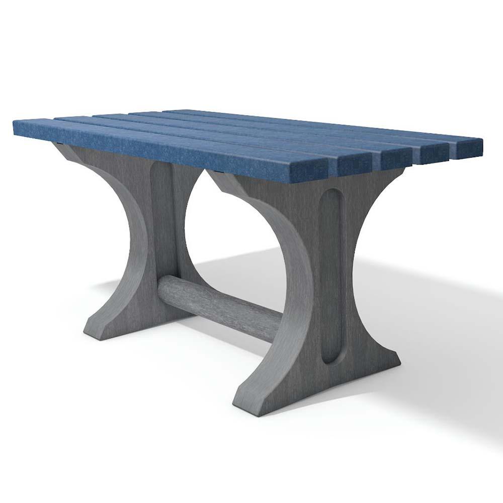 Tisch TIVOLI aus Recycling-Kunststoff, Breite 2000 mm Parkbänke aus Kunststoff Produktbild Tisch TIVOLI aus Recycling-Kunststoff, Breite 2000 mm