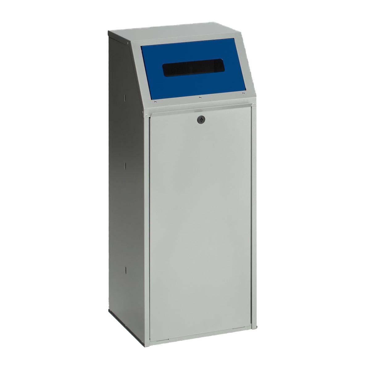 Wertstoffsammler aus Stahl für Papier, Volumen 70 l, GS-geprüft Wertstoffsammler Produktbild Wertstoffsammler aus Stahl für Papier, Volumen 70 l, GS-geprüft