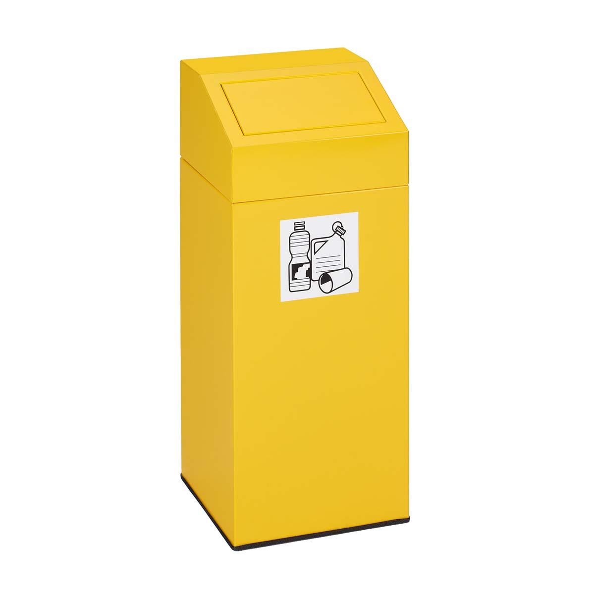 Wertstoffsammler aus Stahl, Volumen 82 l, selbstlöschend, GS-geprüft Wertstoffsammler Produktbild Wertstoffsammler aus Stahl, Volumen 82 l, selbstlöschend, GS-geprüft