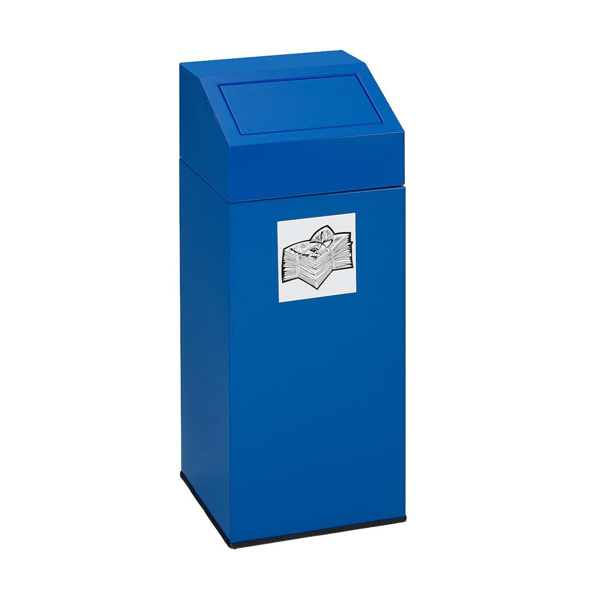Wertstoffsammler aus Stahl, Volumen 82 l, selbstlöschend, GS-geprüft Wertstoffsammler Produktbild Wertstoffsammler aus Stahl, Volumen 82 l, selbstlöschend, GS-geprüft